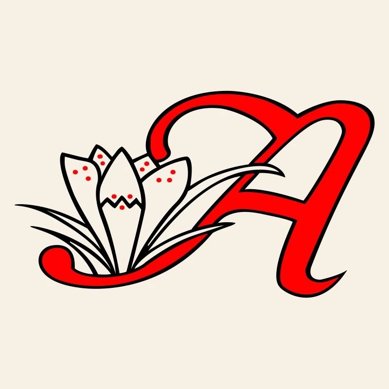 Buchstabe A Initiale
