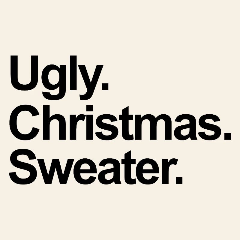 Pull de Noël moche