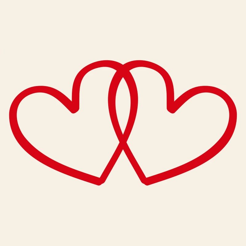 red hearts