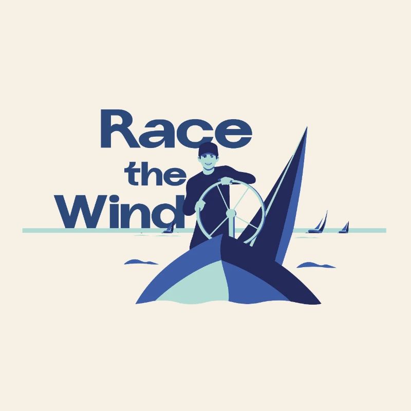 Race the Wind – Sailing Regatta Skipper Saying