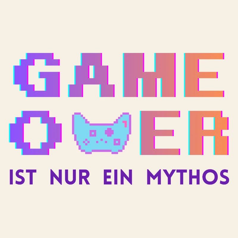 Game Over Mythos Pixel Gradient