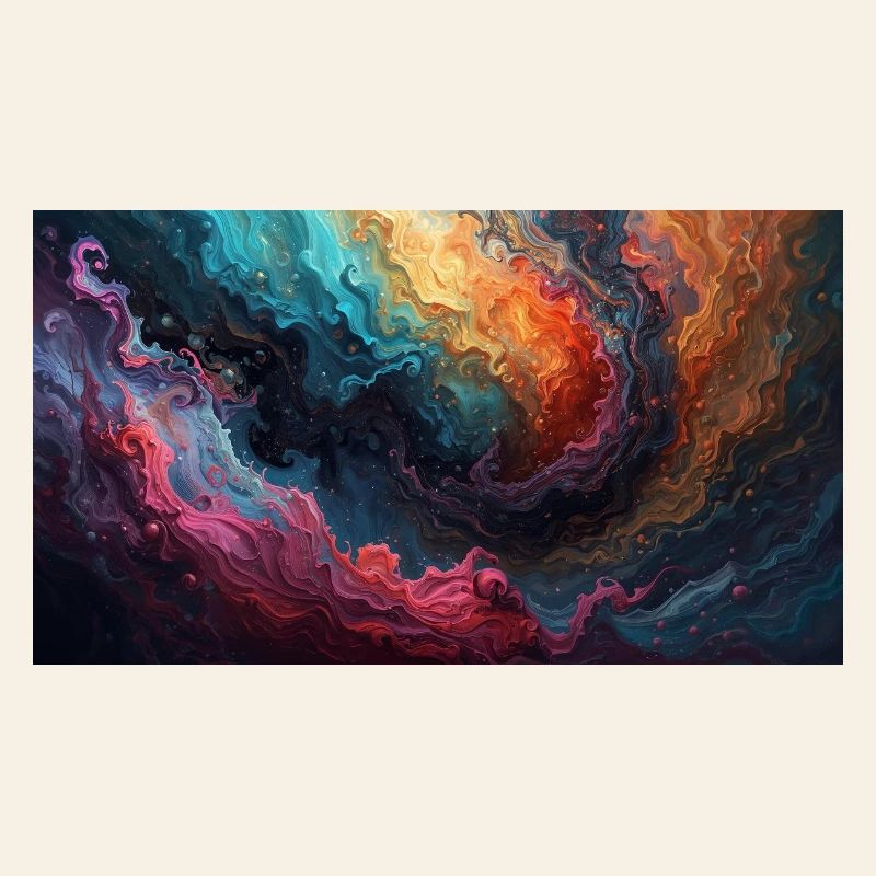 Tourbillon de couleurs, mer de brouillard