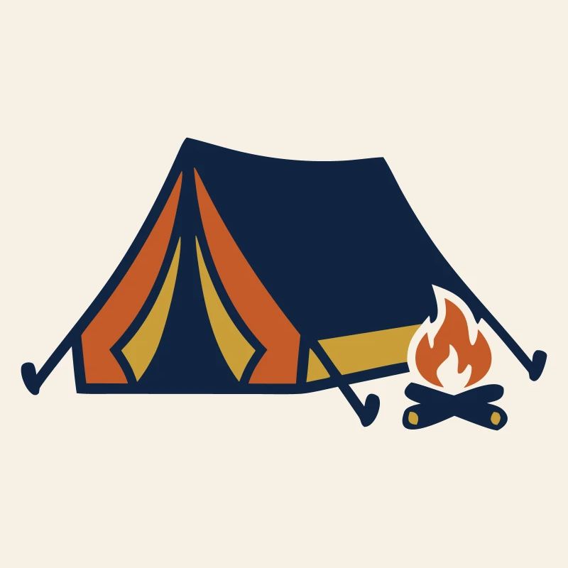 Tent Campfire Camping Nature