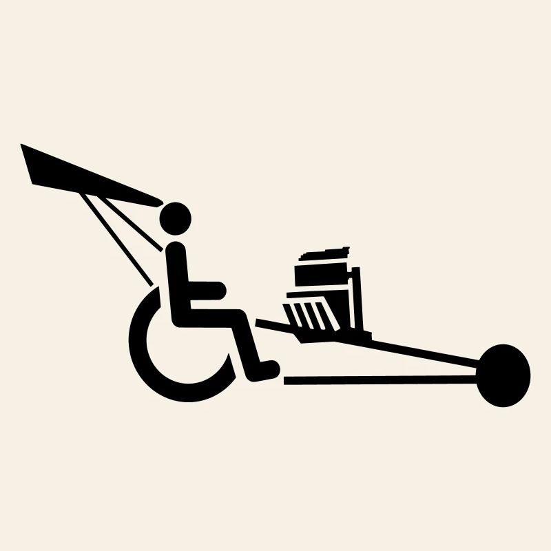 Bild eines Rollstuhls mit V8-Motor #