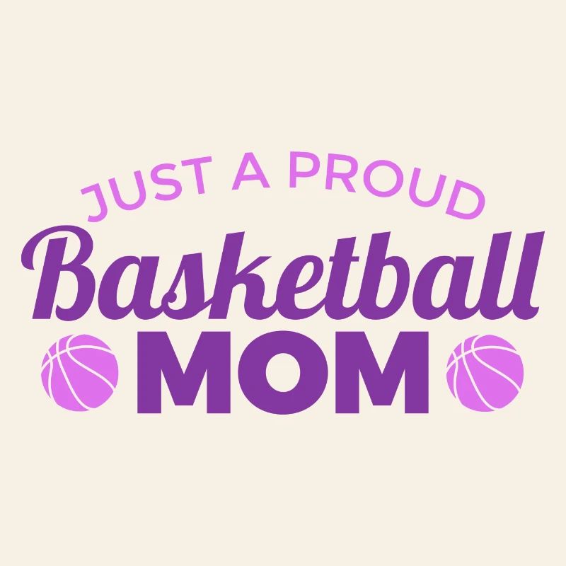 Stolze Basketball Mutter