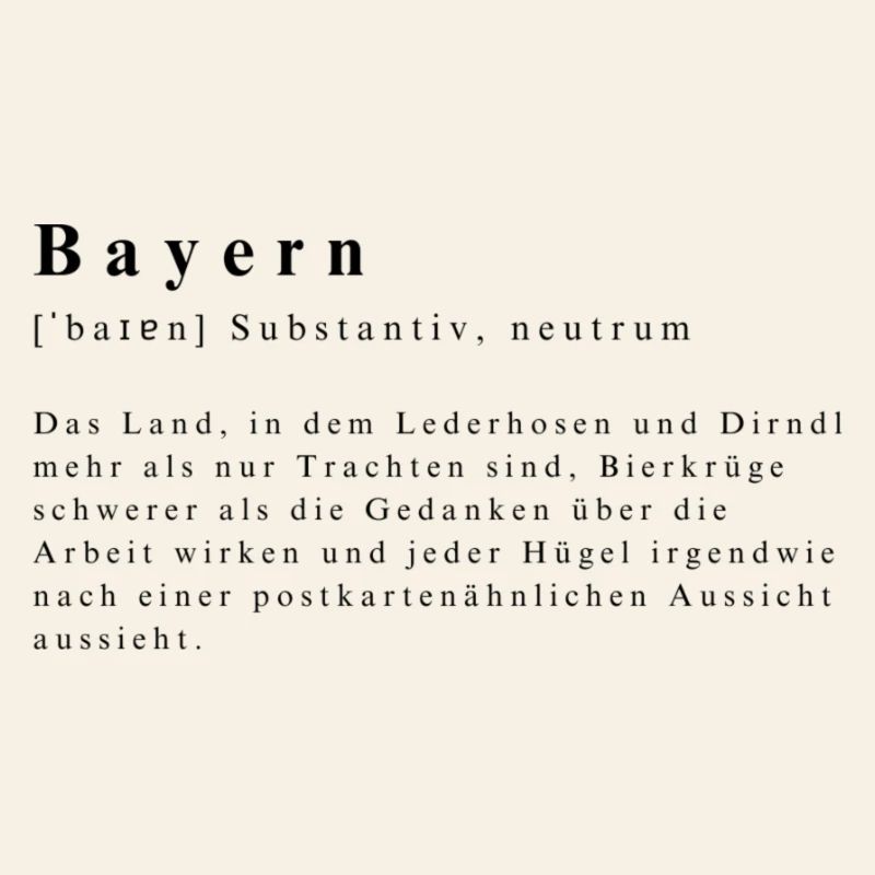 Bavière Définition