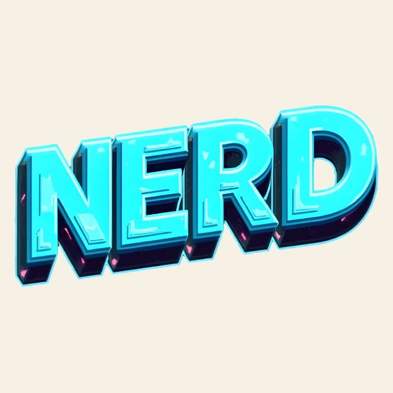 Nerd Neon 3D Retro