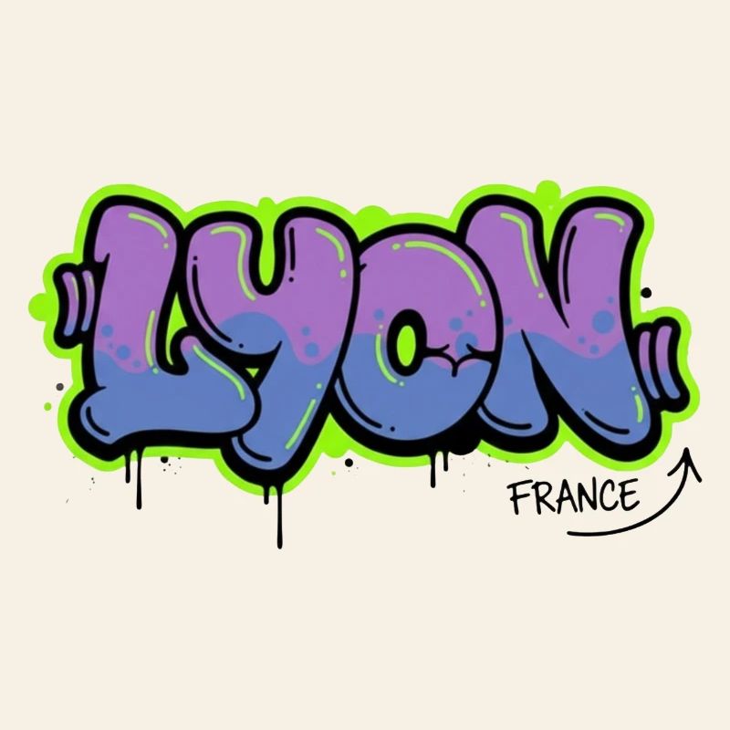 Graffiti lettering Lyon