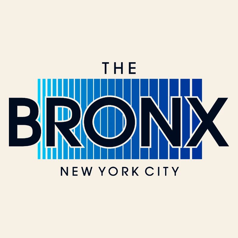 Bronx Skyline Blue Gradient