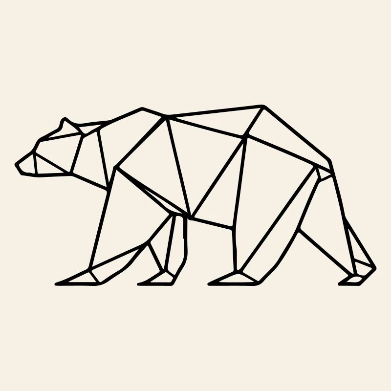 Bear Grizzly Polar Bear Polygon