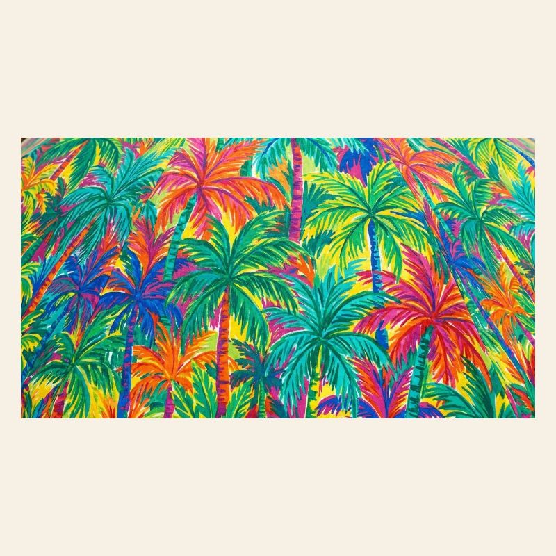 Palm Trees Tropical Pattern