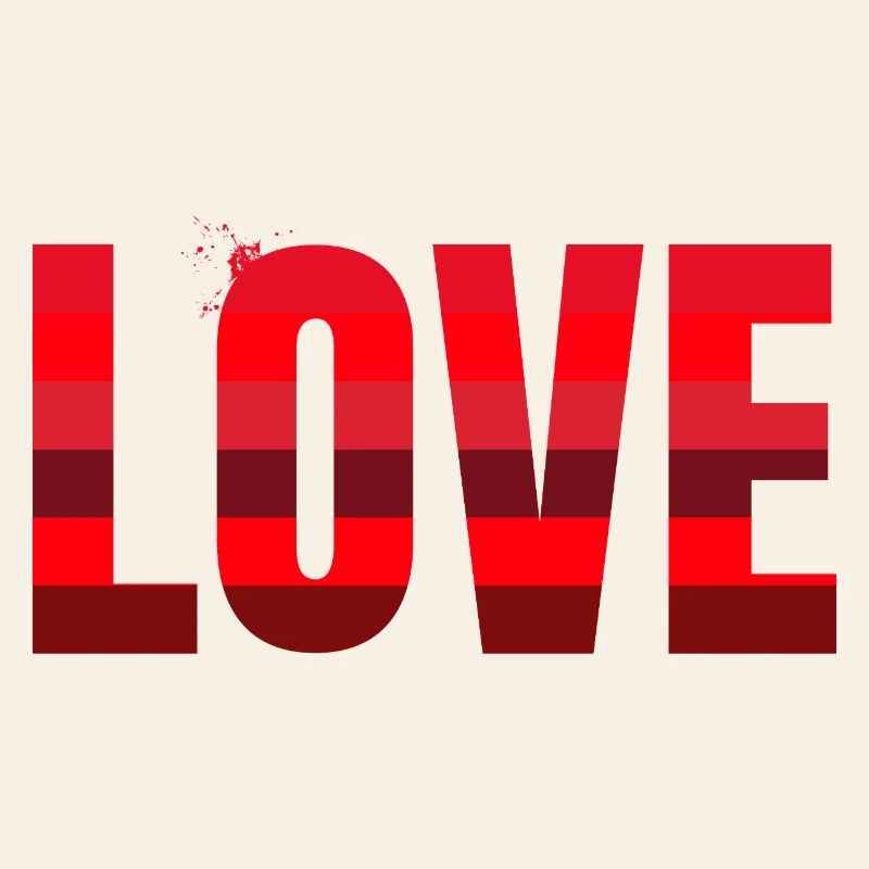 Love in Red Stripe Design
