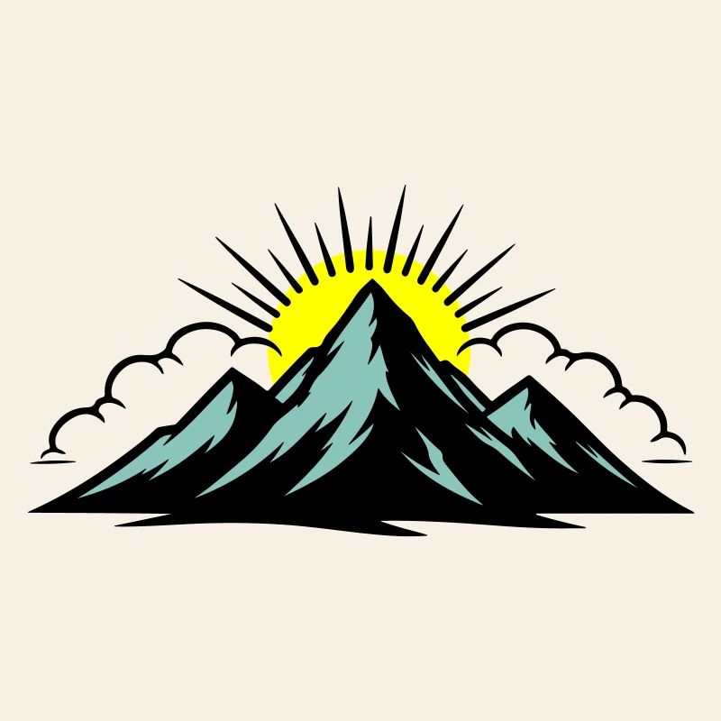 Mountains Clouds Peaks
