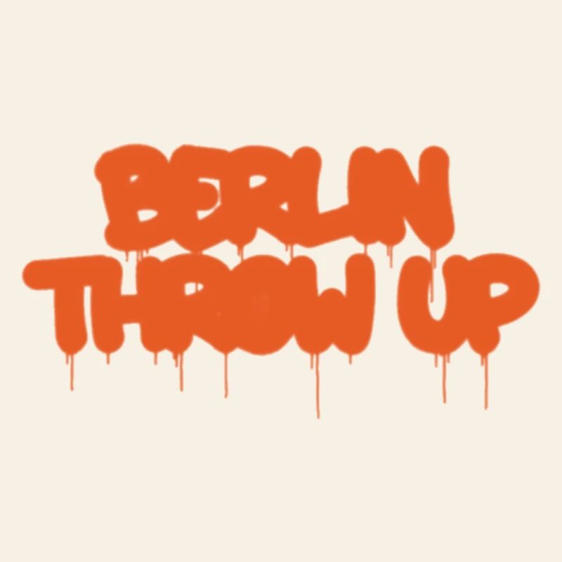 Orange Graffiti Berlin