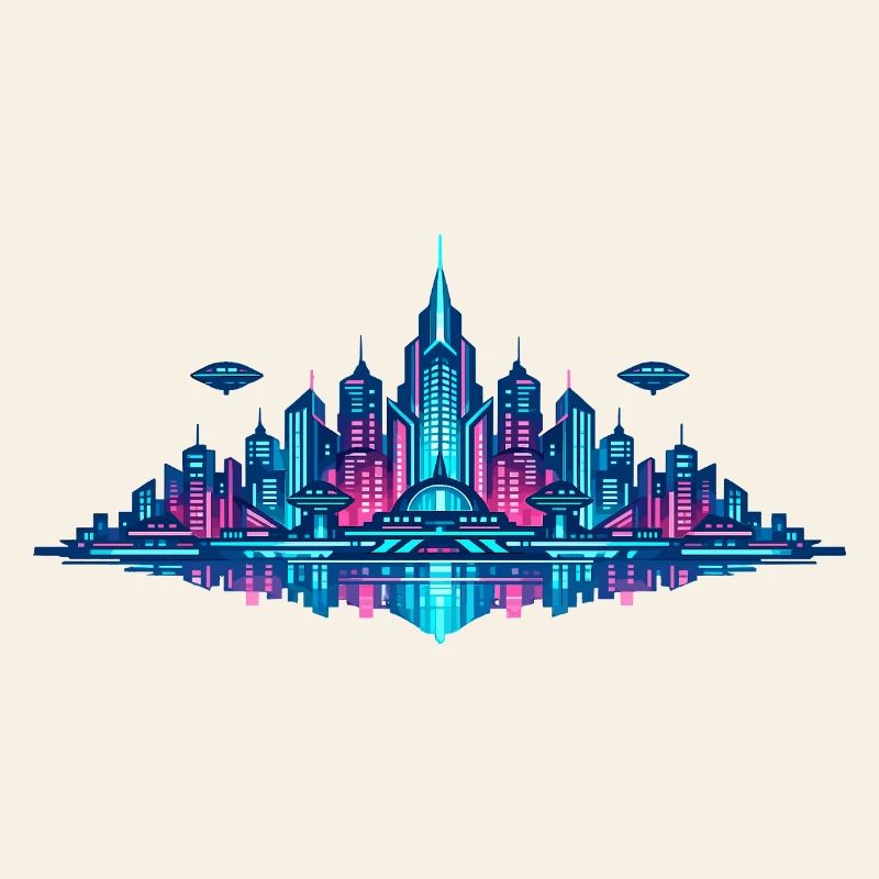 Reflet de Neon City