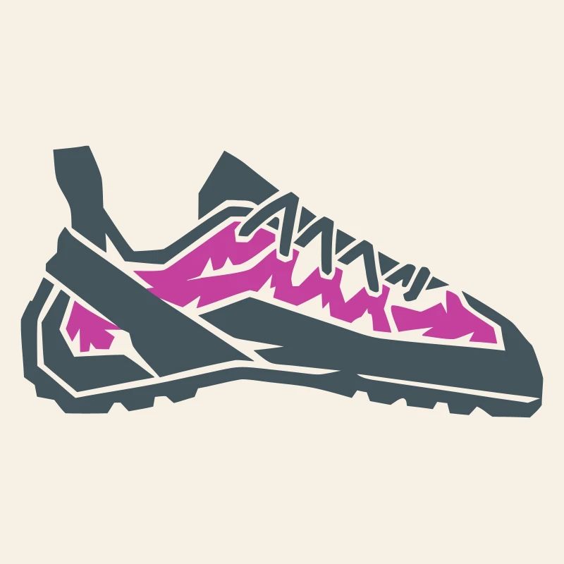 Climbing Shoe Bouldering Vector