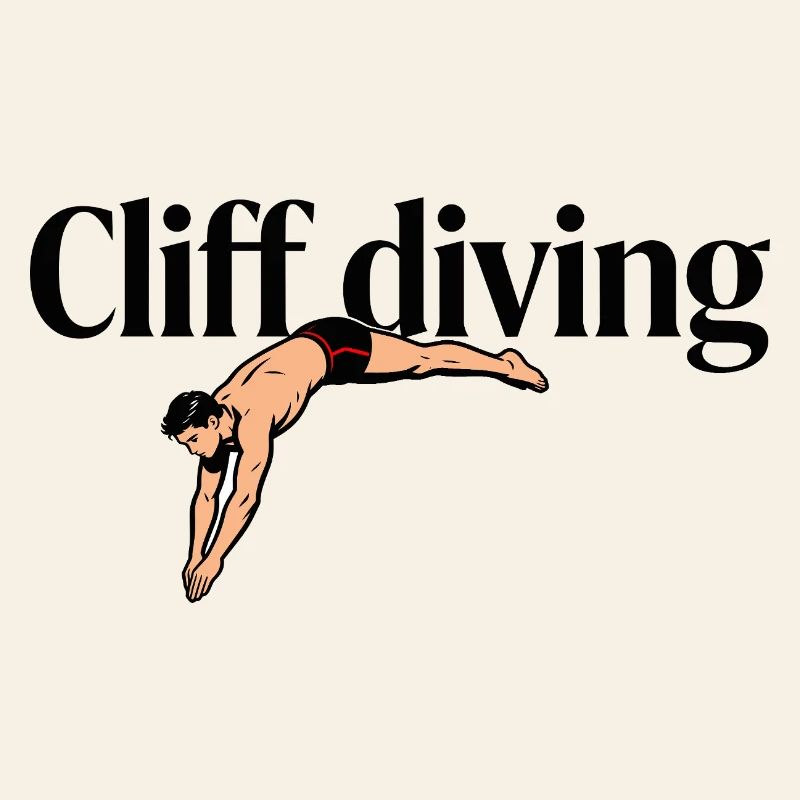 cliff diving