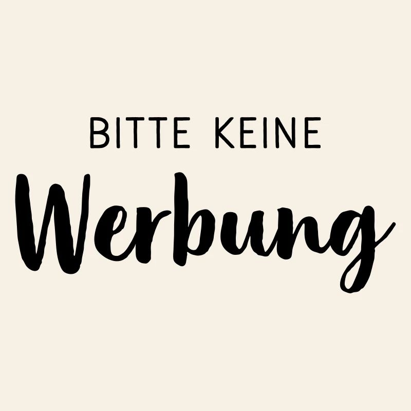 Bitte keine Werbung Aufkleber Briefkasten