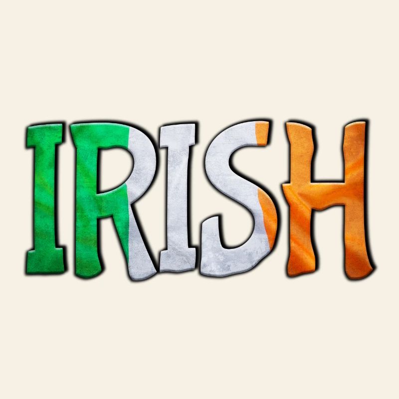 Irish Flag Letters Patchwork