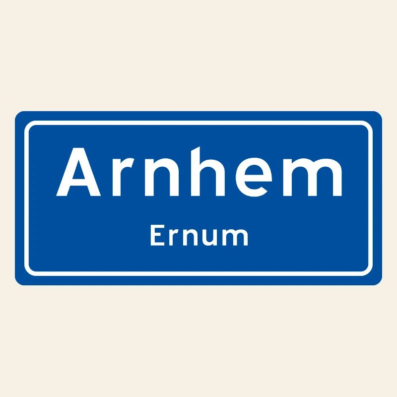 Panneau du nom de lieu d’Arnhem