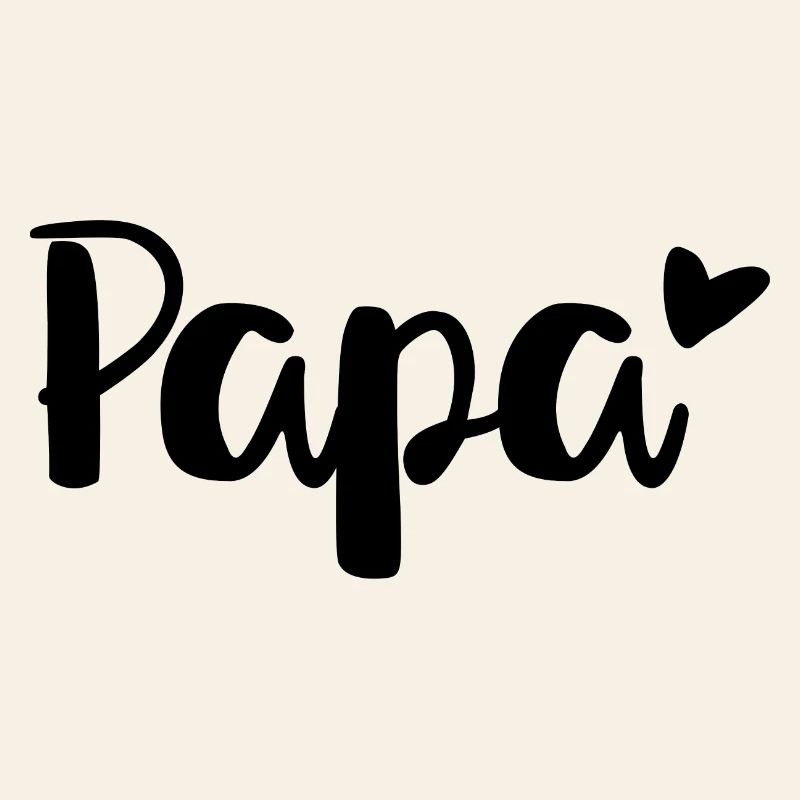 Papa Herz für Väter oder alle, die es noch werden