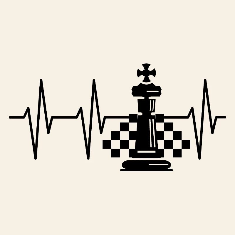 Brick Pattern Pulse Chess Heartbeat King icône