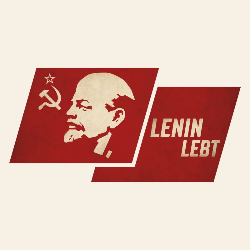 Lenin Lives Flag