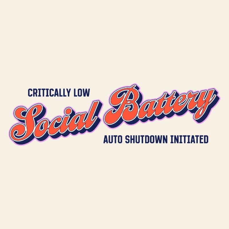 Battery level: Social empty – autoshutdown activated