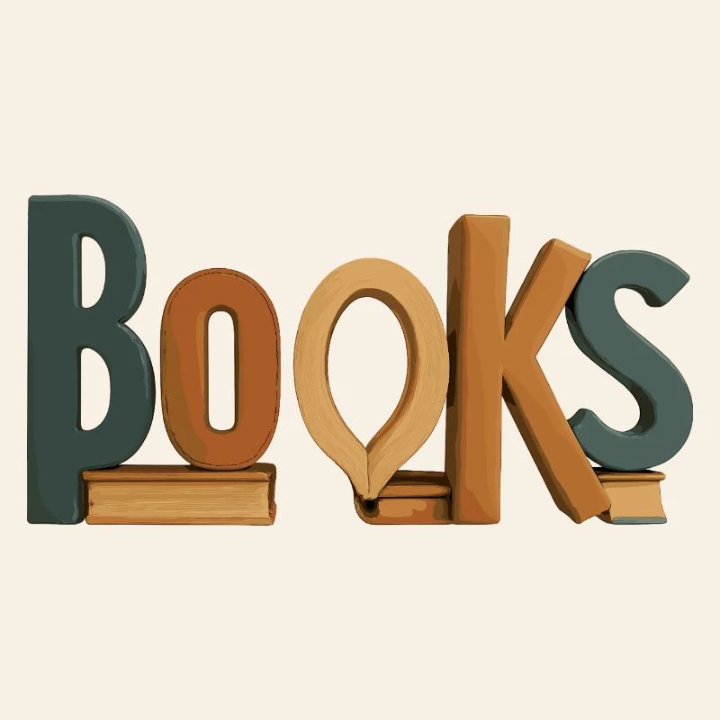 Letters as Books Typography