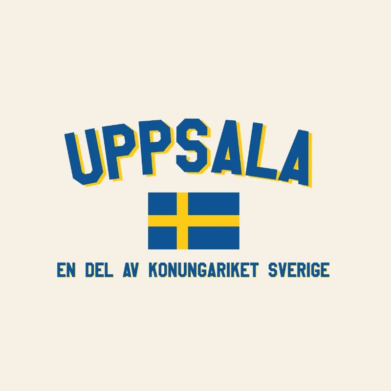 Uppsala logo with flag