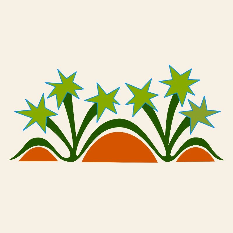 Palm trees & dunes by Cean