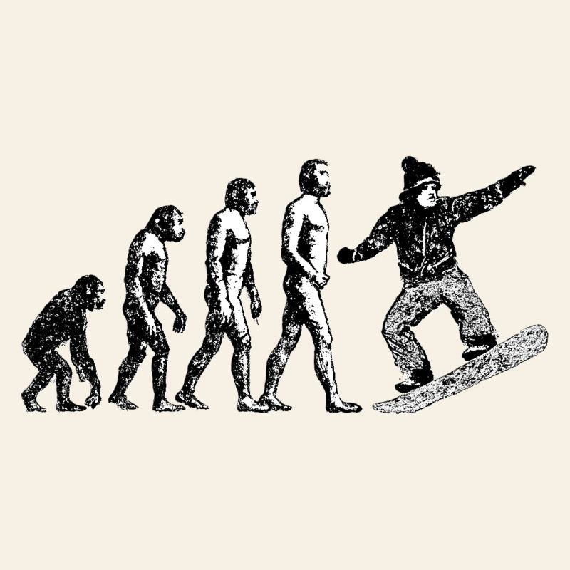 Évolution vers le design grunge du snowboarder