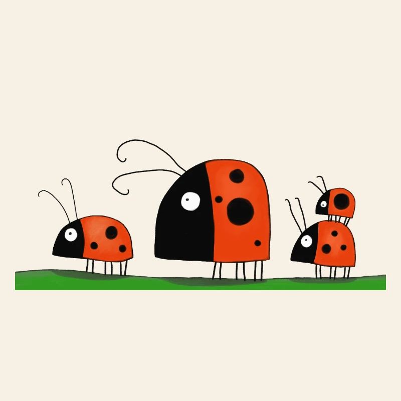 funny ladybugs