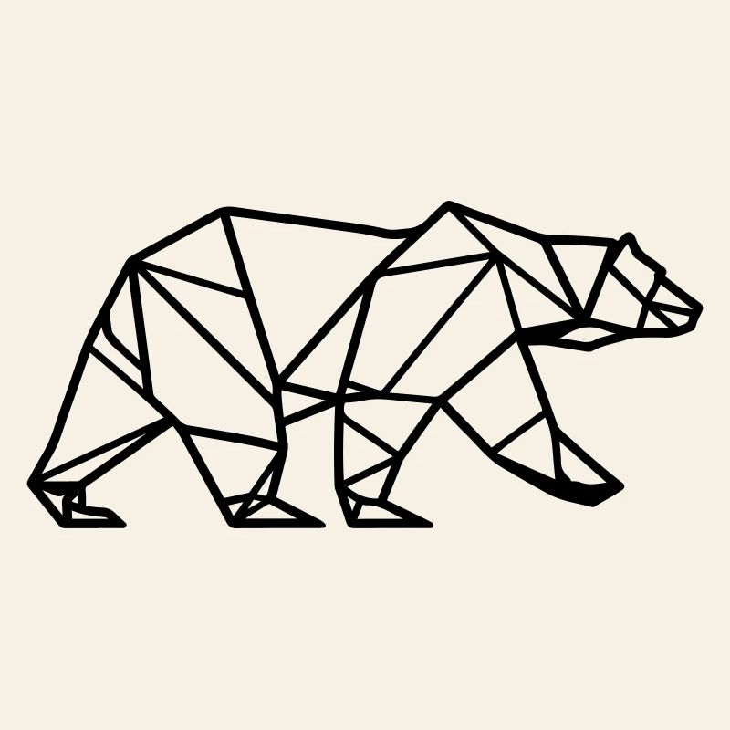 Polar Bear Polar Bear Polygon Icon