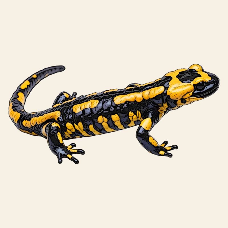 Conception de la salamandre de feu