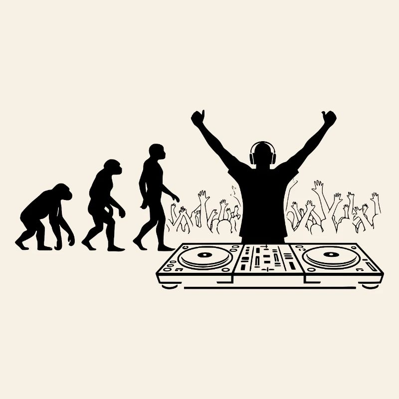 Evolution to DJ Humor Fun