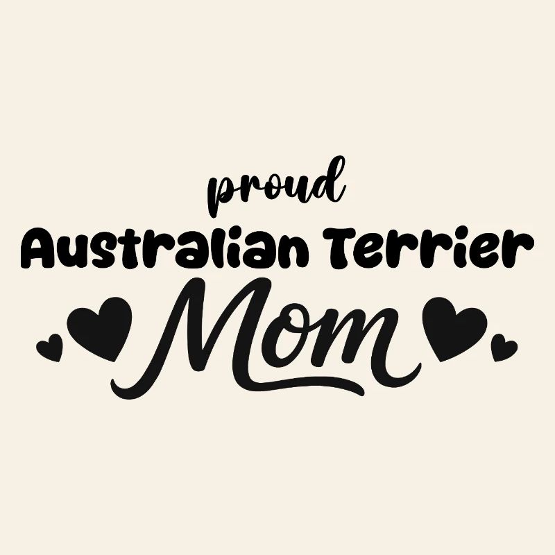Stolze Aussie Terrier Mutter, Australischer