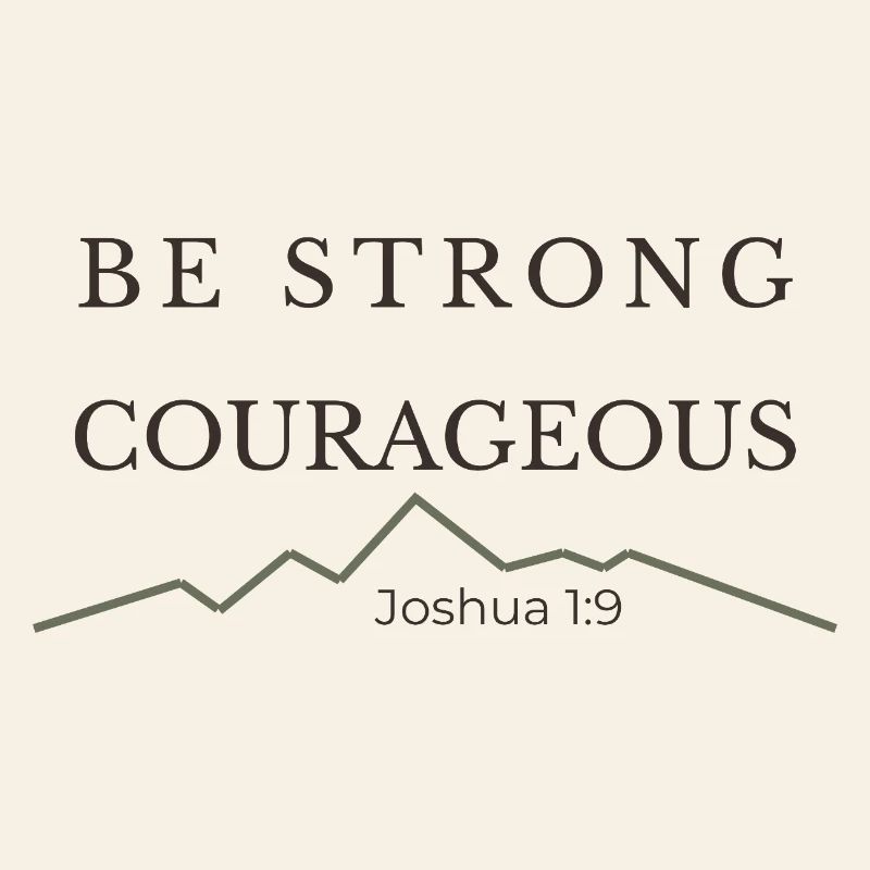 Sei stark und mutig | Josua 1,9