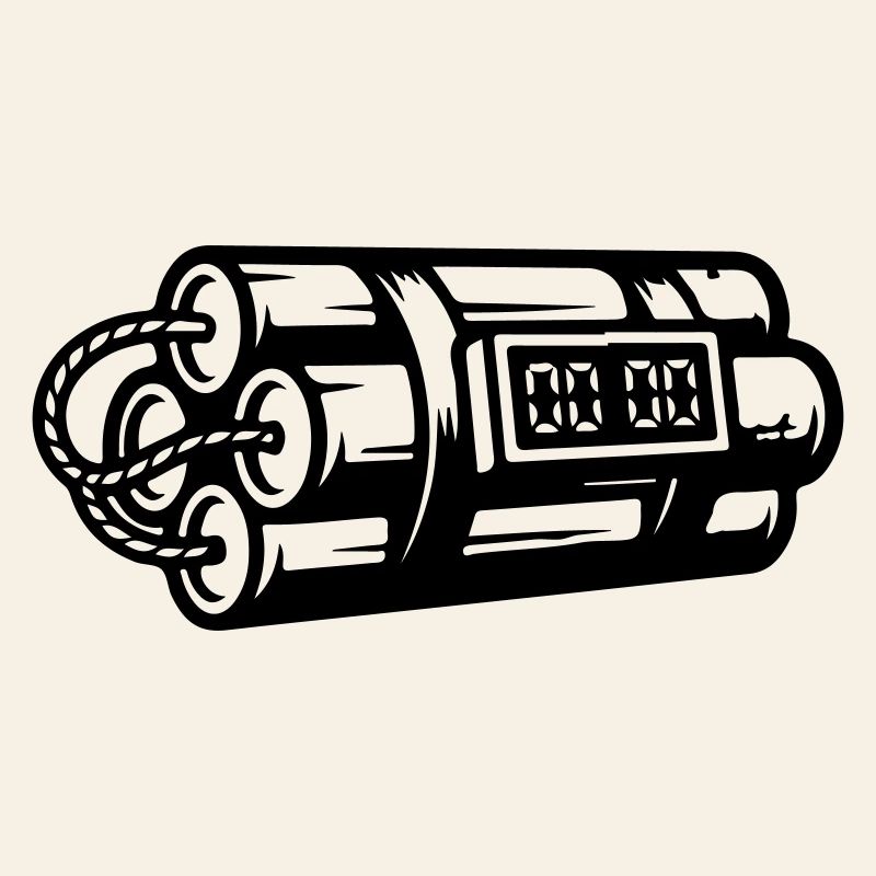 Time Bomb Explosive Dynamite