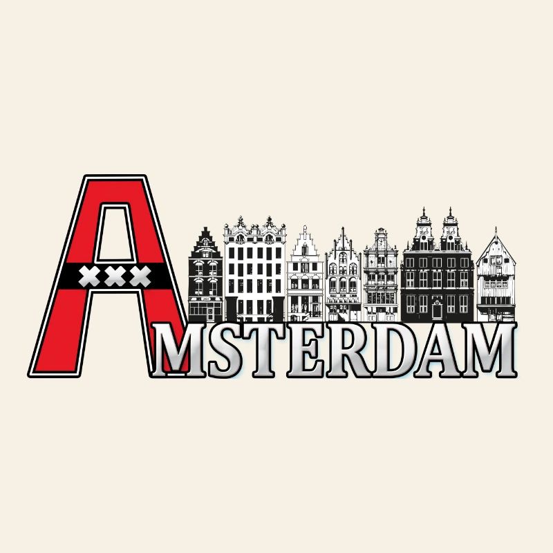 Amsterdam mit einem großen A