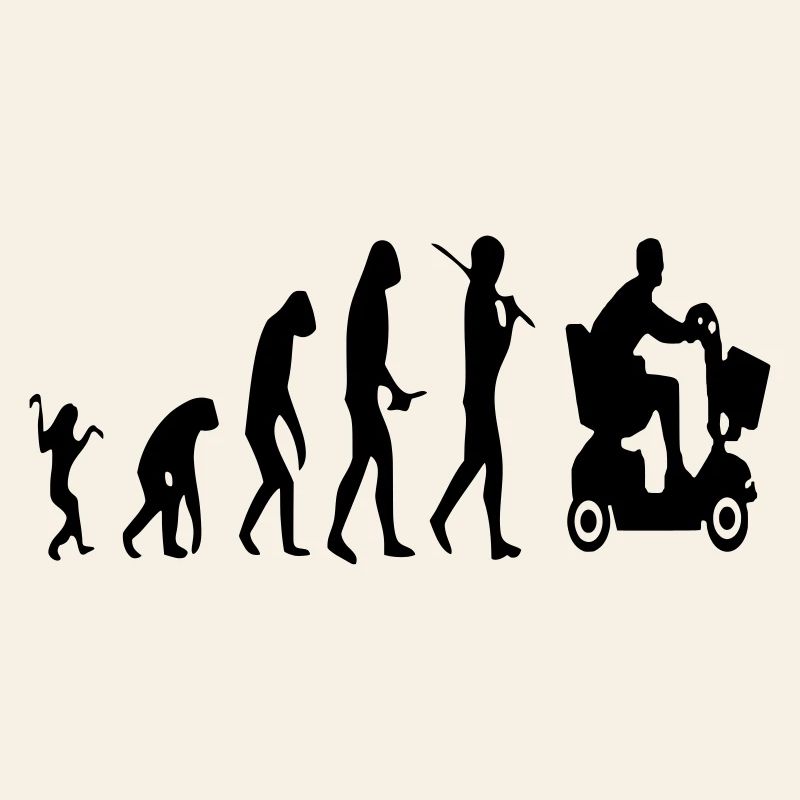 Mobility scooter evolution of disabled people #