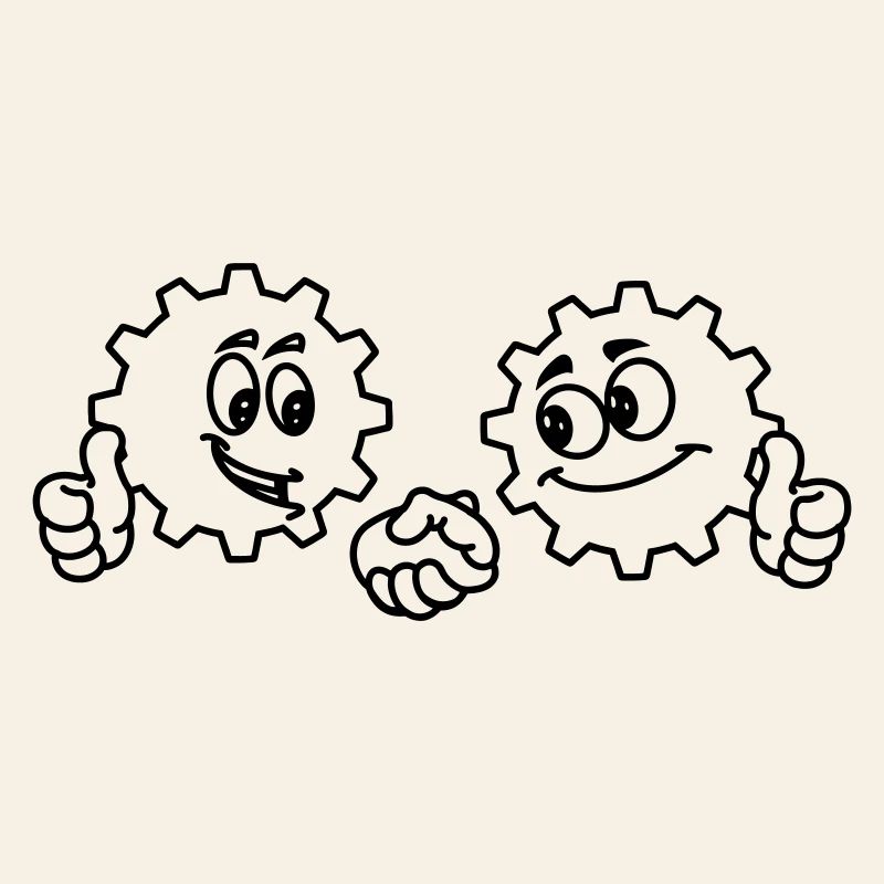 Teamwork shaking hands