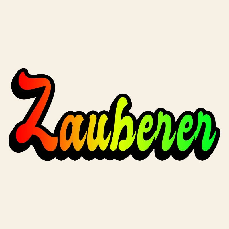 Zauberer Regenbogen Design