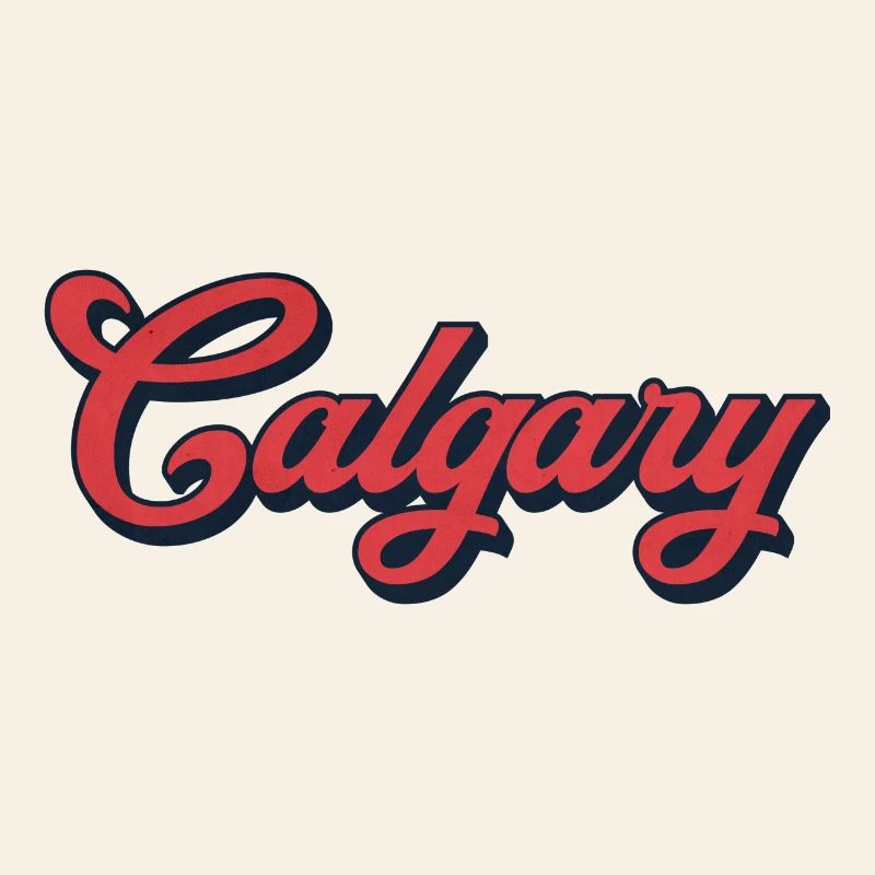 Calgary Lettering Canada – Typographie rétro