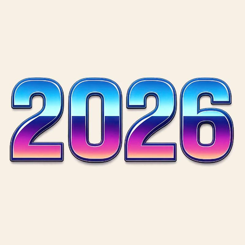 Neon 2026 Gradient Design