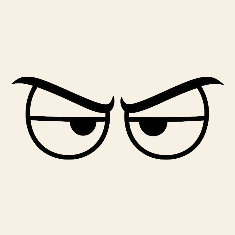 Angry Eyes Expression