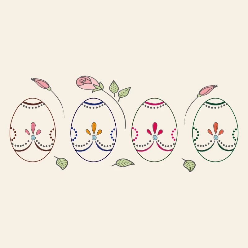 colorful Easter eggs
