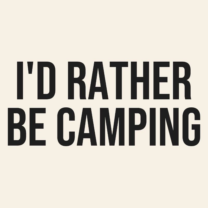 Lieber Camping als Drinnen