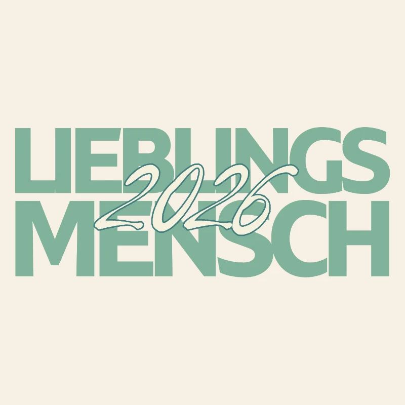 Lieblingsmensch 2026 Mint Script