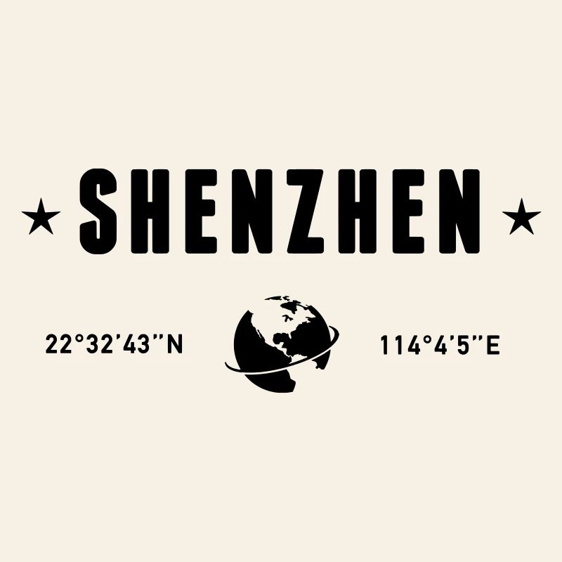 Shenzhen China Coordinates Planet Earth